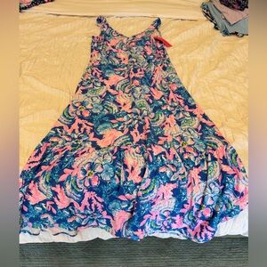 Lilly Pulitzer NWT Maxi with matching Belt. Size Large